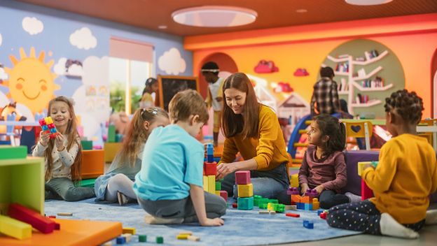 Djeca u vrtiću, ilustracija