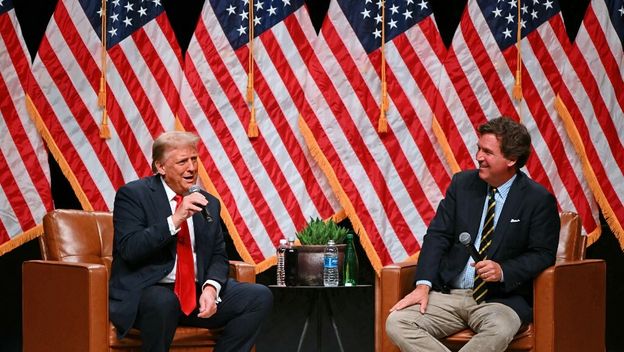 Donald Trump i Tucker Carlson