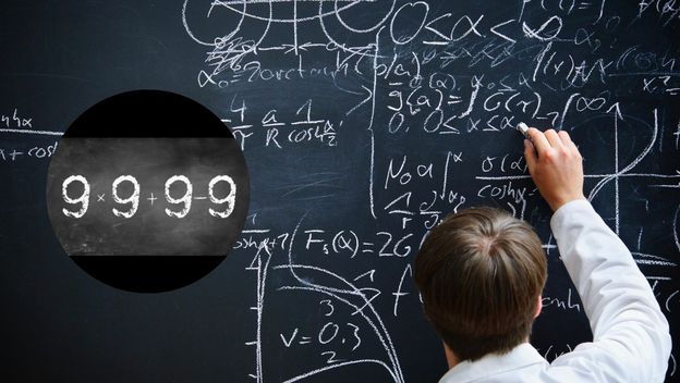 Rješavanje zadatka na ploči i matematička zagonetka s brojem 9