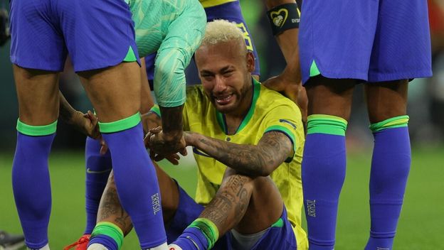 Neymar u suzama protiv Hrvatske