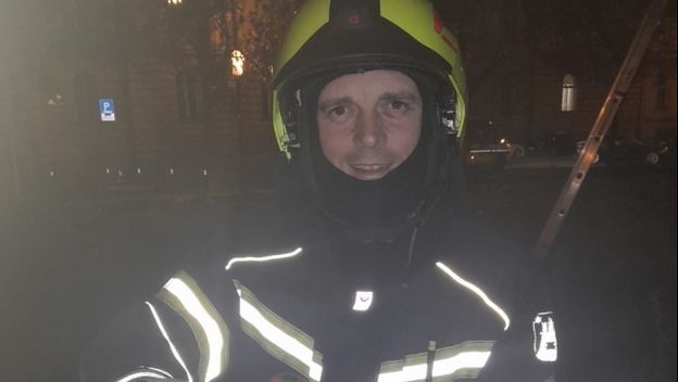 Vatrogasac na intervenciji