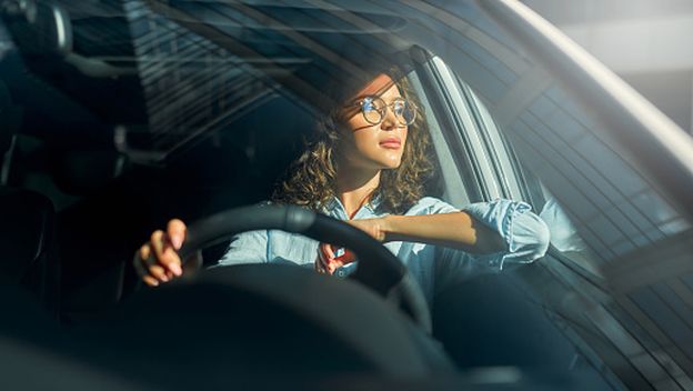 Vozačica, ilustracija