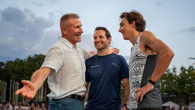 Sergej Bubka, Renaud Lavillenie i Armand Duplantis