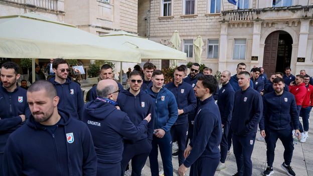 Hrvatski rukometaši u Zadru