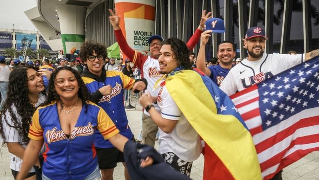 Navijači na finalu u baseballu