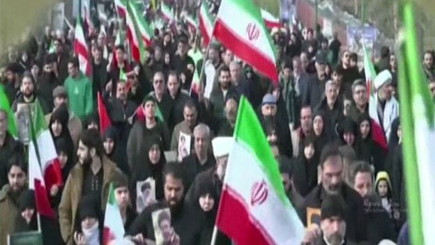 Ispraćaj čelnika u Teheranu