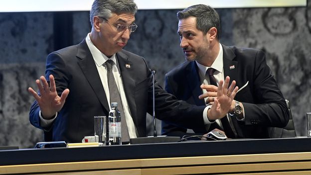 Andrej Plenković i Tonči Glavina