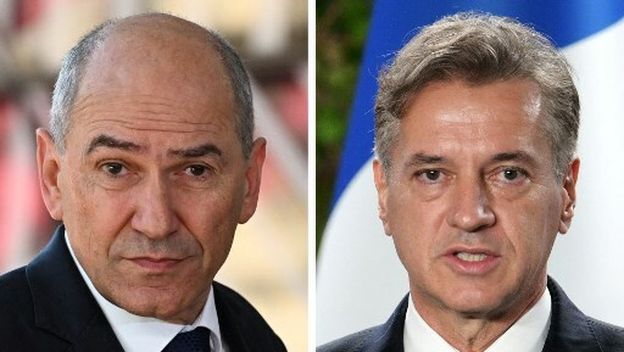 Janez Janša i Robert Golob