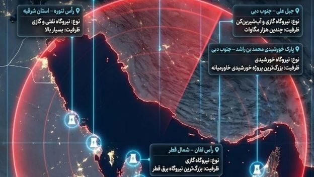 Karta Perzijskog zaljeva