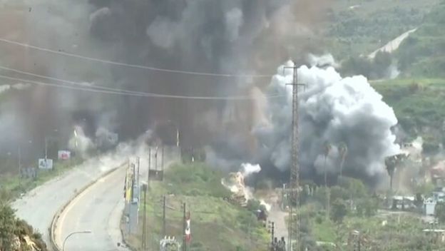 Uništen most u Libanonu