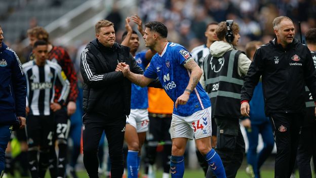Eddie Howe i Granit Xhaka
