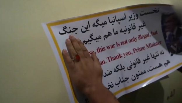 Poruka na Iranskom projektilu