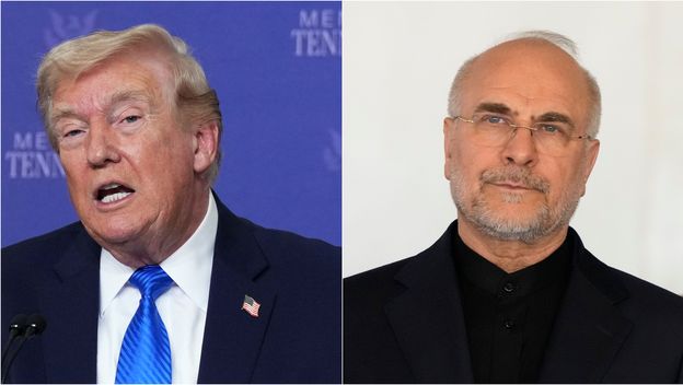 Donald Trump i Mohammad Bagher Ghalibaf