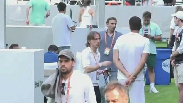 Luka Modrić i Marin Čilić