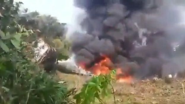 Pad aviona u Kolumbiji