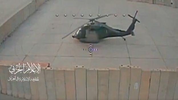 Black Hawk helikopter uništen u napadu FPV dronom u Iraku