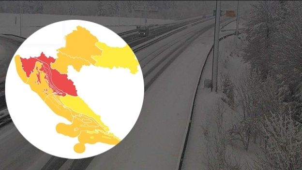 Snijeg u Gorskom kotaru