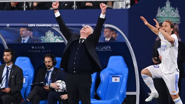 Carlo Ancelotti i Luka Modrić