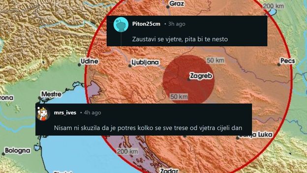 Reakcije na potres u Zagrebu