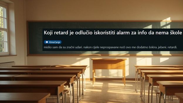Reakcija na upozorenje o otkazivanju nastave