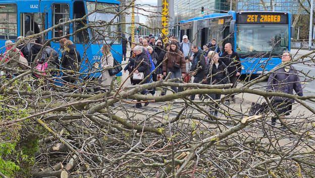 Posljedice nevremena u Zagrebu