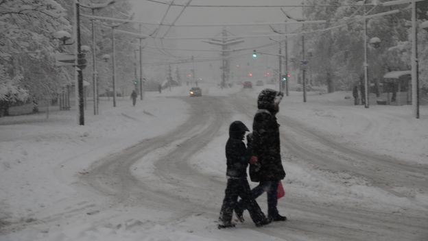 Snijeg u BiH, ilustracija