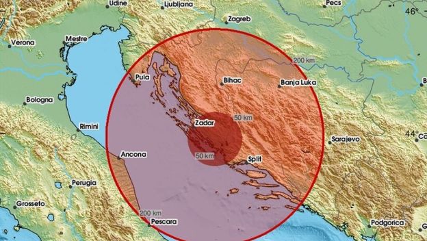 Potres na šibenskom području