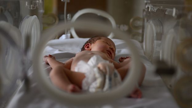 Dijete u bolnici, ilustracija