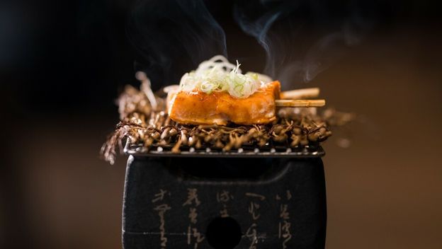 Ražnjići od lososa u spicy hoisin umaku