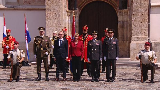 Dan Hrvatske vojske obilježen je ceremonijom Velike smjene straže (Foto: Dnevnik.hr)