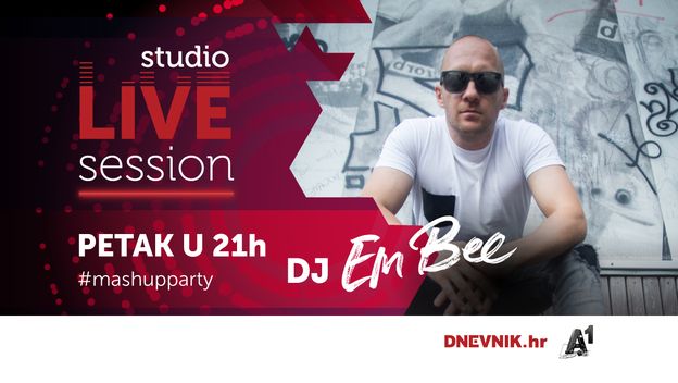 DJ Em Bee zatvara Mash up party time u Studio Live Session-u koji vam donosimo u suradnji s A1