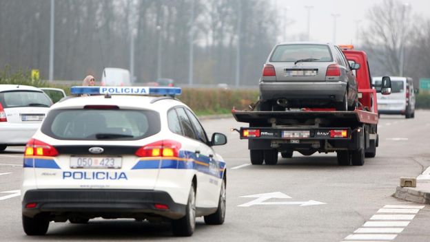 Policija provela akciju nadzora u prometu kod odmorišta Draganić