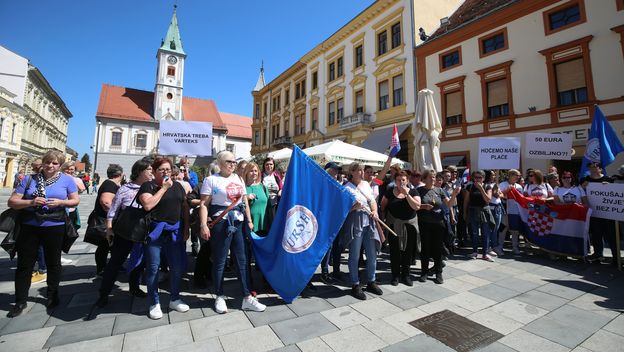 Prosvjed radnika Varteksa