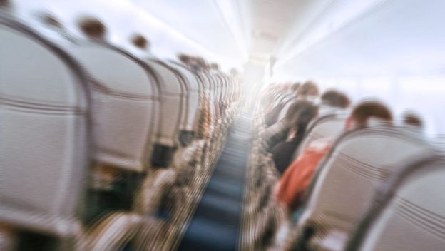 Turbulencija u zrakoplovu, ilustracija