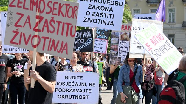 Marš za životinje održan u travnju u Zagrebu