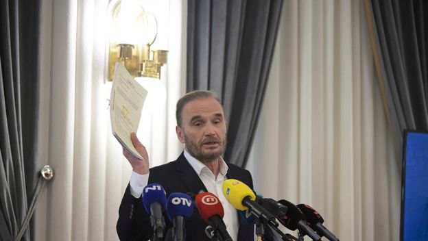 Anto Nobilo na predstavljanju kaznene prijave