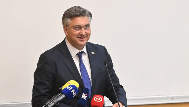 Andrej Plenković na svečano otvorenje zgrade Arhitektonskoga, Građevinskoga i Geodetskoga fakulteta Sveučilista u Zagrebu