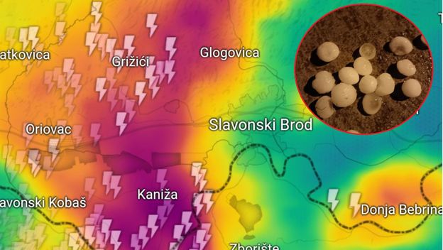 Nevrijeme u Slavoniji