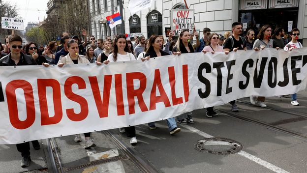 prosvjed u Beogradu