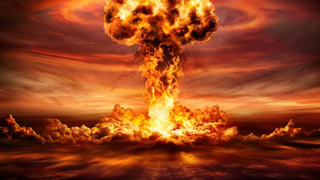 Eksplozija nuklearne bombe, ilustracija