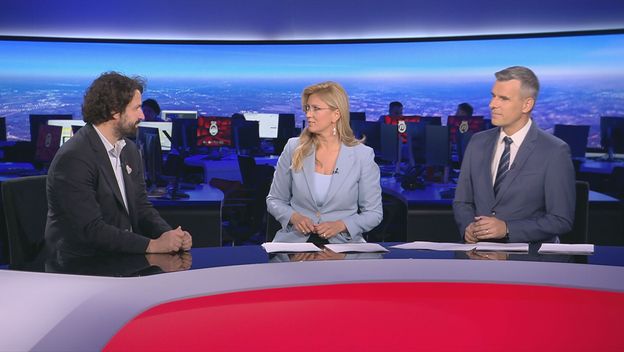 Boris Jokić i voditelji Dnevnika Nove TV
