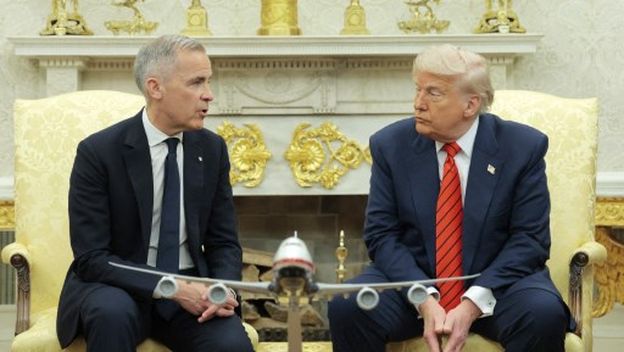 Mark Carney i Donald Trump u Bijeloj kući - 1