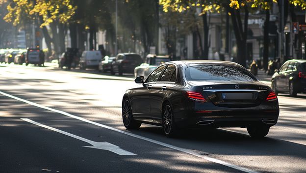 Automobil kakav je sudjelovao u nesreći, ilustracija, AI