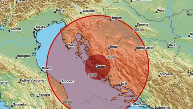Potres u NP Paklenica