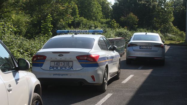 Mjesto požara u Varaždinu