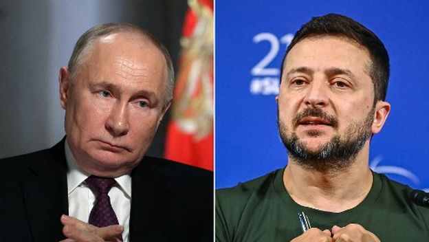 Vladimir Putin, Volodimir Zelenski
