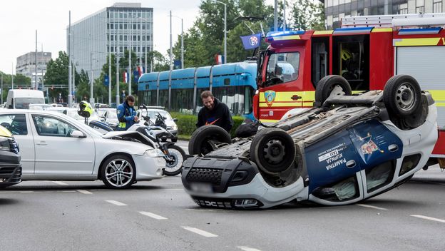 Prometna nesreća u Zagrebu