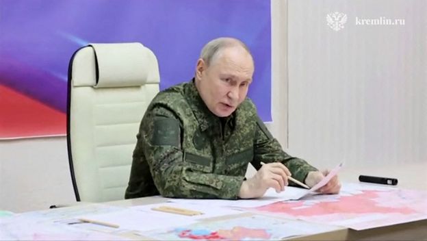 Vladimir Putin u Kursku