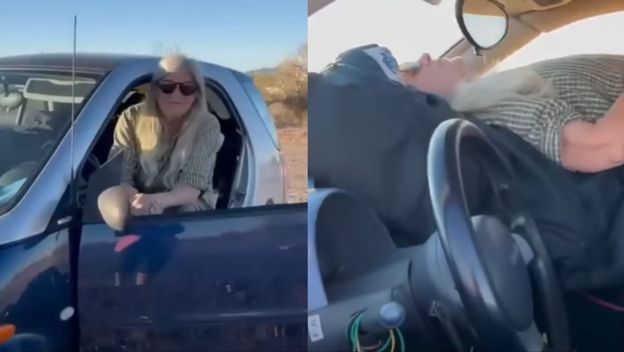 Žena koja kampira u Smartu