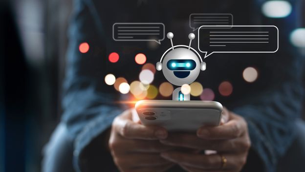 Chatbot, ilustracija